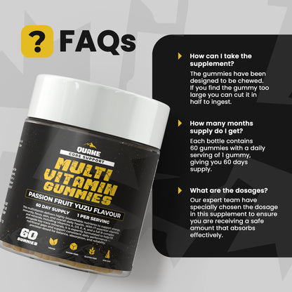 Multi Vitamin Gummies – Passion Fruit Yuzu Flavour